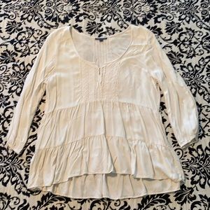 Pretty Tiered Peasant Top American Eagle